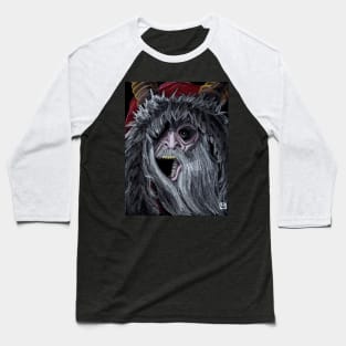 Krampus - Have you been Naughty, or really Naughty? Baseball T-Shirt